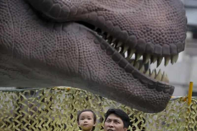 曼谷举行恐龙展